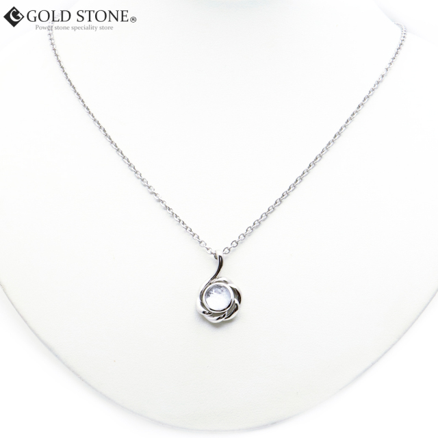 ギベオン 隕石 ネックレス 天然石 ペンダント シルバー ナミビア産 フラワー モチーフ Silver925 パワーストーン