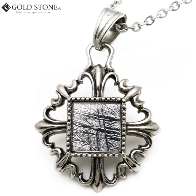 ギベオン 隕石 ネックレス 天然石 ペンダント メテオライト パワーストーン