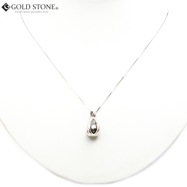ギベオン 隕石 ネックレス 天然石 ペンダント ナミビア産 8mm 丸玉入り Silver925 パワーストーン