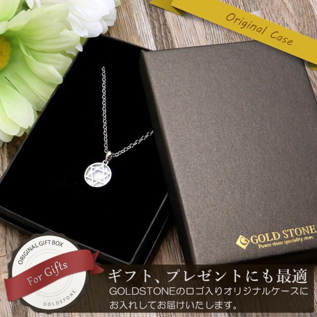 ギベオン 隕石 ネックレス 天然石 ペンダント シルバー ナミビア産 六芒星 Silver925 パワーストーン
