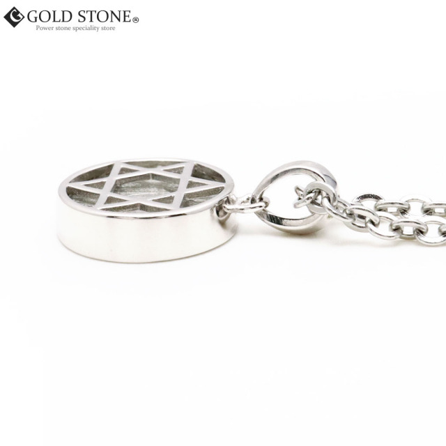ギベオン 隕石 ネックレス 天然石 ペンダント シルバー ナミビア産 六芒星 Silver925 パワーストーン