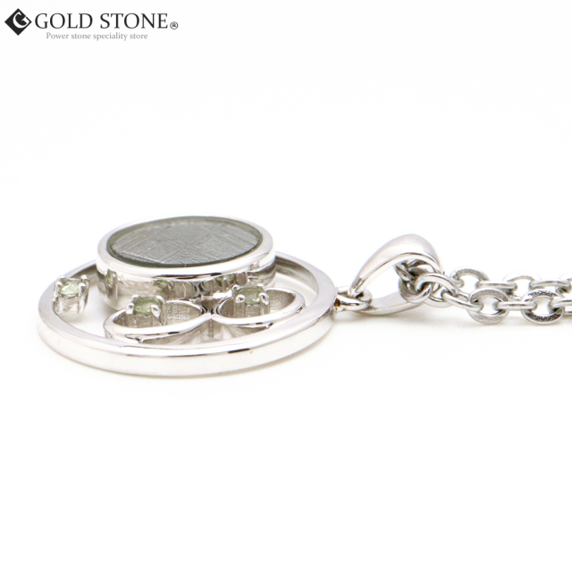 ギベオン 隕石 ネックレス 天然石 ペンダント モルダバイト 3石付きナミビア産 Silver925 パワーストーン