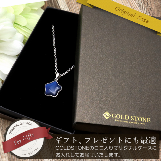 ギベオン 隕石 ペンダント SILVER925製 スター 星型 メタリックブルー ナミビア産 天然石 ネックレス パワーストーン