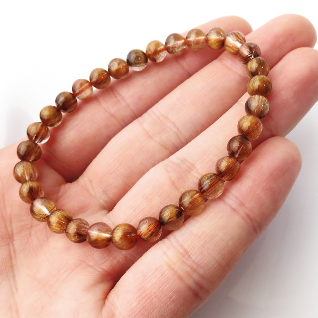 タイガールチルクォーツ キャッツアイ ブレスレット