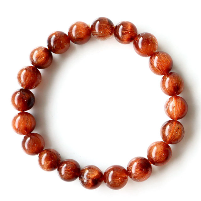 タイガールチル ブレスレット 9.5mm 極上キャッツアイ Srank パワーストーン 天然石