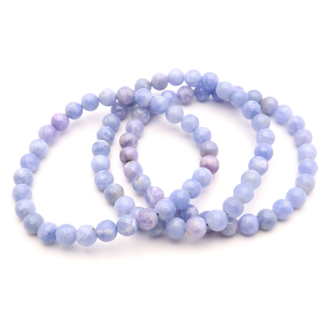 ハックマナイト ブレスレット 6mm AAA ミャンマー産 1点物 ハックマン石 天然石 パワーストーン ブラックライト付き