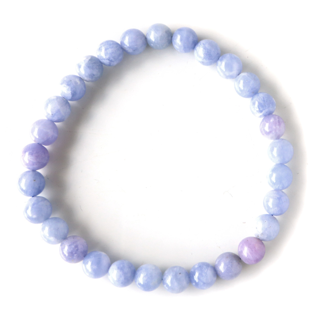 ハックマナイト ブレスレット 6mm AAA ミャンマー産 1点物 ハックマン石 天然石 パワーストーン ブラックライト付き