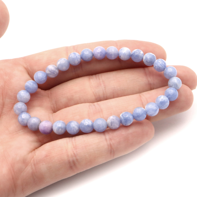 ハックマナイト ブレスレット 6mm AAA ミャンマー産 1点物 ハックマン石 天然石 パワーストーン ブラックライト付き