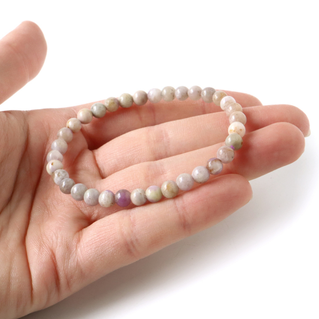 ハックマナイト ブレスレット 1点物 ハックマン石 天然石 パワーストーン ブラックライト付き