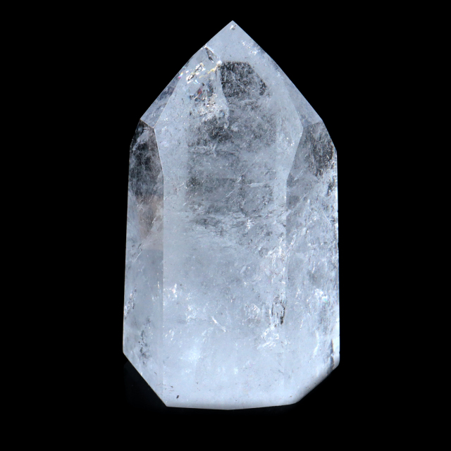 レムリアンシード 水晶 六角柱 ポイント 全面研磨 磨き 1点もの 虹入り レインボー 天然石 ブラジル バイーア州産 証明書付き