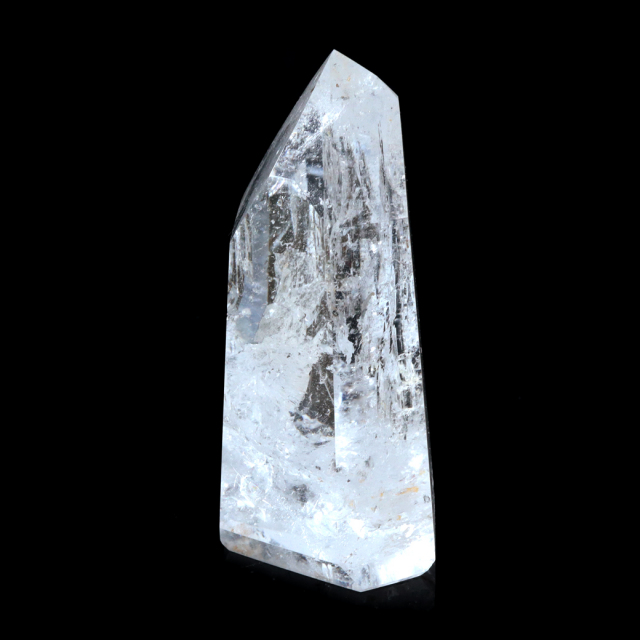 レムリアンシード 水晶 六角柱 ポイント 全面研磨 磨き 1点もの 虹入り レインボー 天然石 ブラジル バイーア州産 証明書付き