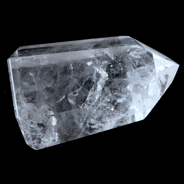 レムリアンシード 水晶 六角柱 ポイント 全面研磨 磨き 1点もの 虹入り レインボー 天然石 ブラジル バイーア州産 証明書付き