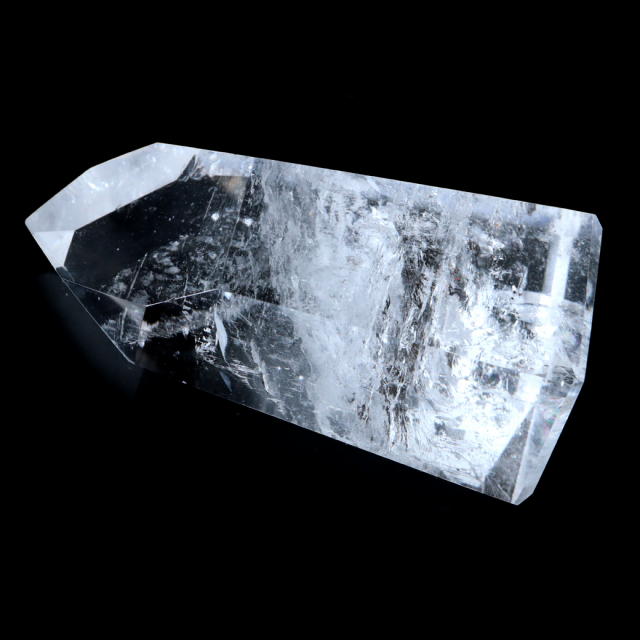 レムリアンシード 水晶 六角柱 ポイント 全面研磨 磨き 1点もの 虹入り レインボー 天然石 ブラジル バイーア州産 証明書付き