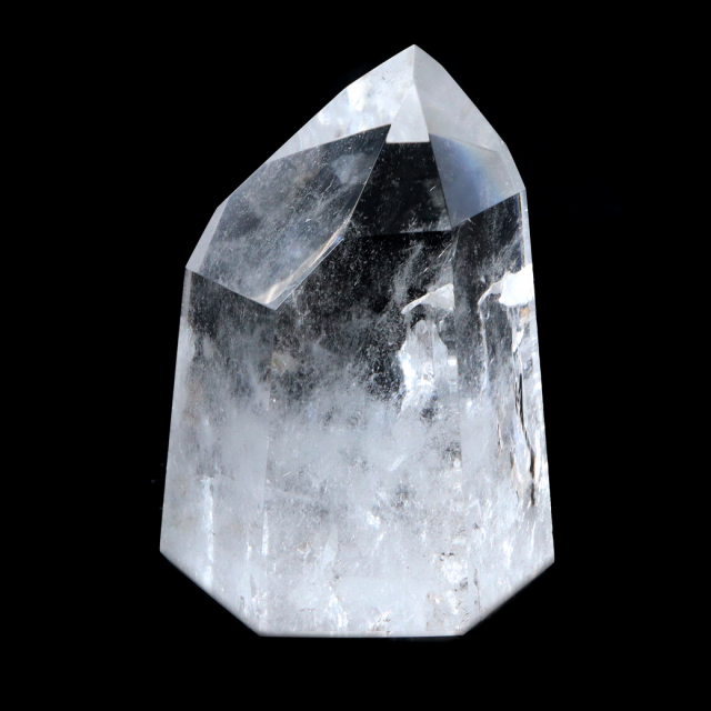 レムリアンシード 水晶 六角柱 ポイント 全面研磨 磨き 1点もの 虹入り レインボー 天然石 ブラジル バイーア州産 証明書付き