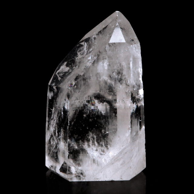 レムリアンシード 水晶 六角柱 ポイント 一部面残し 研磨磨き 1点もの 5A 天然石 ブラジル バイーア州産 証明書付き