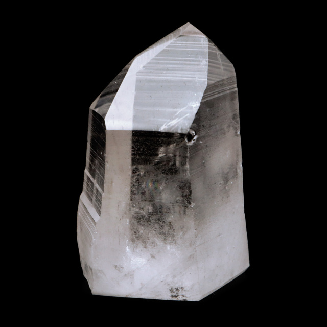 レムリアンシード 水晶 六角柱 ポイント 一部面残し 研磨磨き 1点もの 5A 天然石 ブラジル バイーア州産 証明書付き