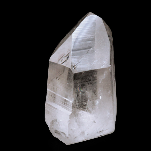 レムリアンシード 水晶 六角柱 ポイント 一部面残し 研磨磨き 1点もの 5A 天然石 ブラジル バイーア州産 証明書付き