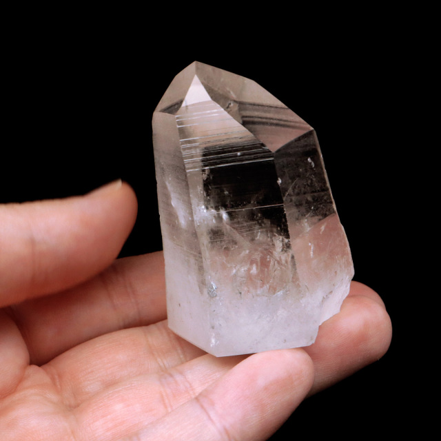 レムリアンシード 水晶 六角柱 ポイント 一部面残し 研磨磨き 1点もの 5A 天然石 ブラジル バイーア州産 証明書付き