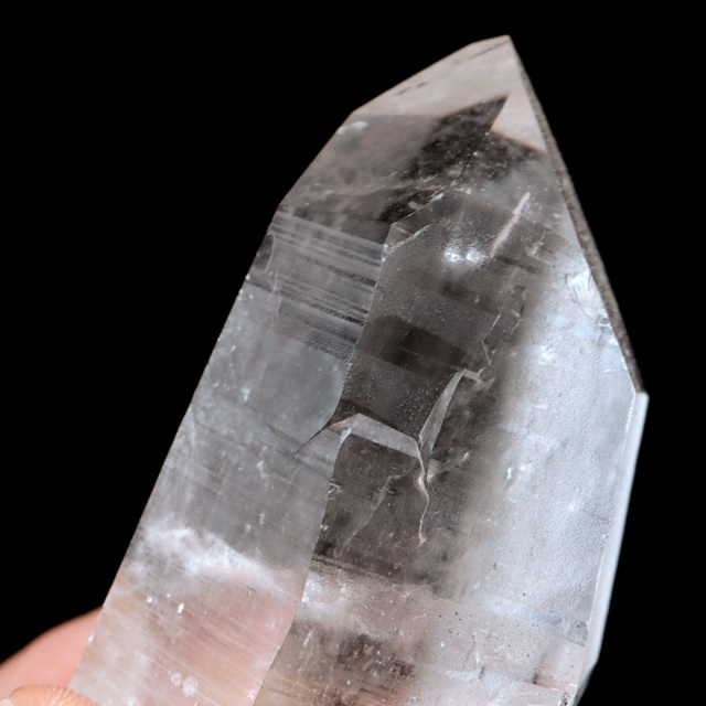 レムリアンシード 水晶 六角柱 ポイント 一部面残し 研磨磨き 1点もの 5A 天然石 ブラジル バイーア州産 証明書付き