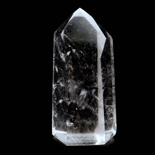 レムリアンシード 水晶 六角柱 ポイント 一部面残し 研磨磨き 1点もの 5A 天然石 ブラジル バイーア州産 証明書付き