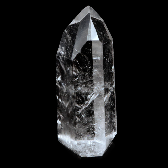 レムリアンシード 水晶 六角柱 ポイント 一部面残し 研磨磨き 1点もの 5A 天然石 ブラジル バイーア州産 証明書付き