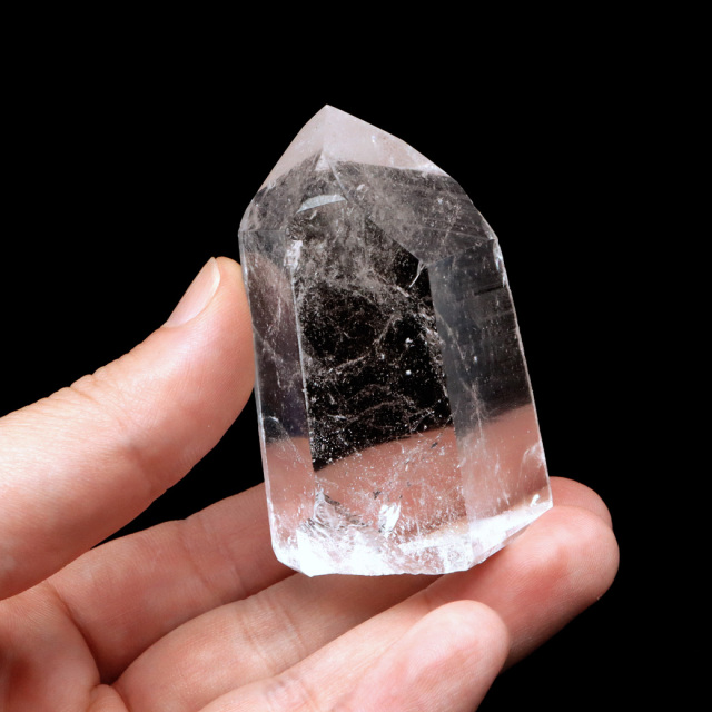 レムリアンシード 水晶 六角柱 ポイント 一部面残し 研磨磨き 1点もの 5A 天然石 ブラジル バイーア州産 証明書付き