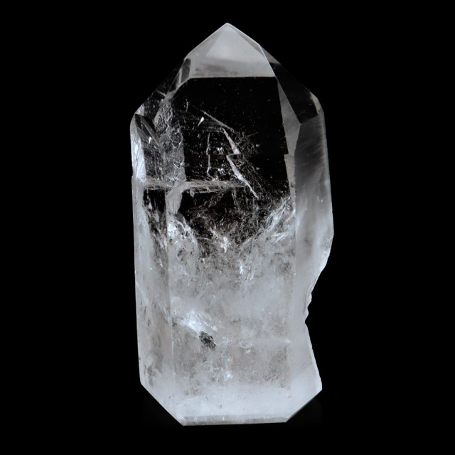 レムリアンシード 水晶 六角柱 ポイント 一部面残し 研磨磨き 1点もの 5A 天然石 ブラジル バイーア州産 証明書付き