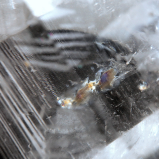 レムリアンシード 水晶 六角柱 ポイント 一部面残し 研磨磨き 1点もの 5A 天然石 ブラジル バイーア州産 証明書付き