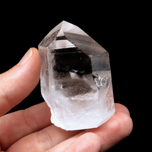 レムリアンシード 水晶 六角柱 ポイント 一部面残し 研磨磨き 1点もの 5A 天然石 ブラジル バイーア州産 証明書付き
