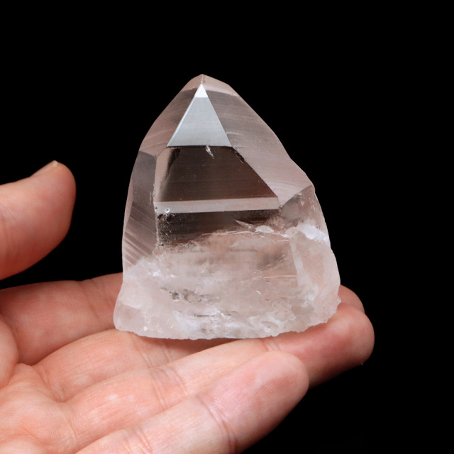 レムリアンシード 水晶 六角柱 ポイント 一部面残し 研磨磨き 1点もの 5A 天然石 ブラジル バイーア州産 証明書付き