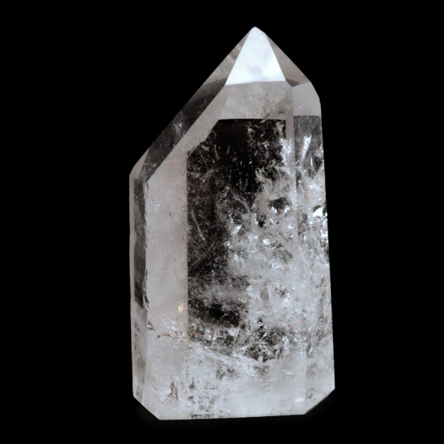 レムリアンシード 水晶 六角柱 ポイント 一部面残し 研磨磨き 1点もの 5A 天然石 ブラジル バイーア州産 証明書付き