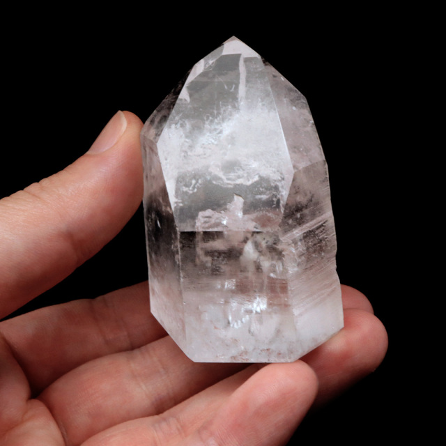 レムリアンシード 水晶 六角柱 ポイント 一部面残し 研磨磨き 1点もの 5A 天然石 ブラジル バイーア州産 証明書付き