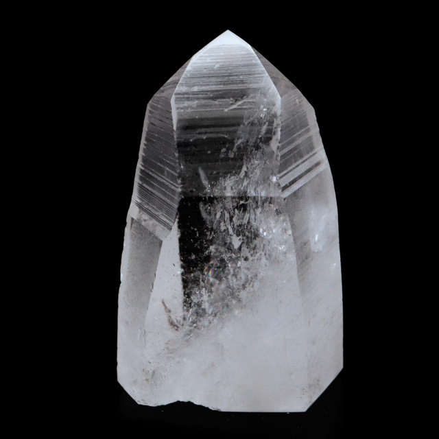 レムリアンシード 水晶 六角柱 ポイント 一部面残し 研磨磨き 1点もの 5A 天然石 ブラジル バイーア州産 証明書付き