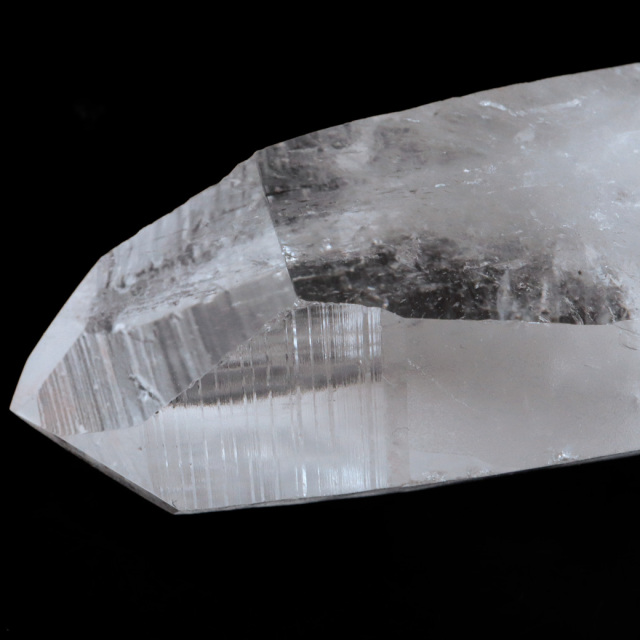 レムリアンシード 水晶 六角柱 ポイント 一部面残し 研磨磨き 115g 1点