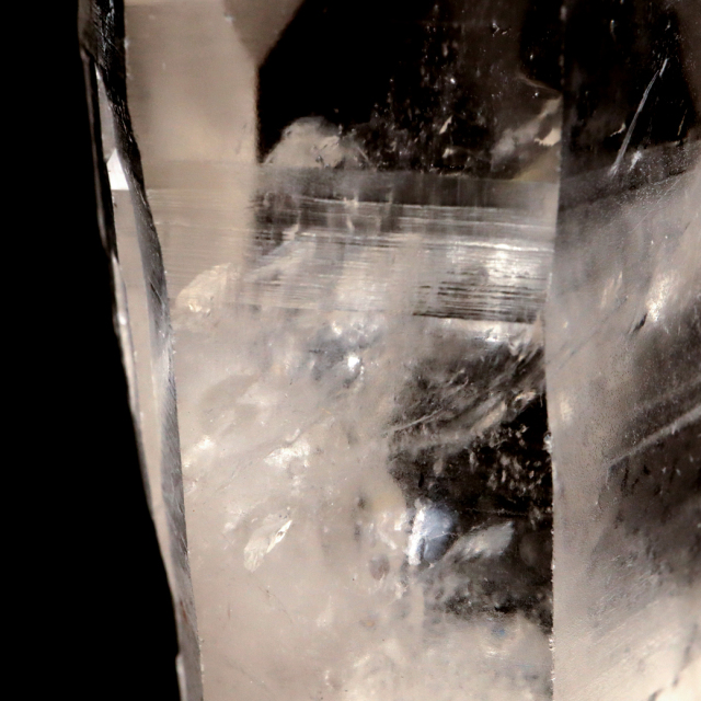 レムリアンシード 水晶 六角柱 ポイント 一部面残し 研磨磨き 1点もの AA 天然石 ブラジル バイーア州産 証明書付き