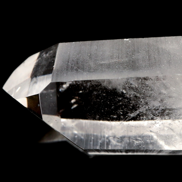 レムリアンシード 水晶 六角柱 ポイント 一部面残し 研磨磨き 1点もの AA 天然石 ブラジル バイーア州産 証明書付き