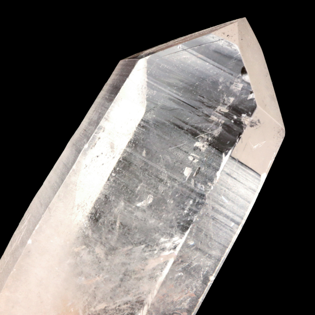 レムリアンシード 水晶 六角柱 ポイント 一部面残し 研磨磨き 1点もの AA 天然石 ブラジル バイーア州産 証明書付き