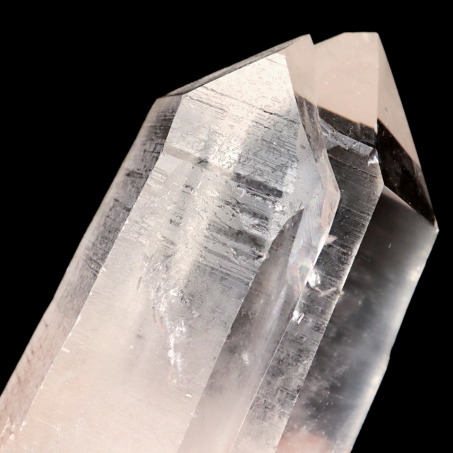 レムリアンシード 水晶 六角柱 ポイント 一部面残し 研磨磨き 1点もの AA 天然石 ブラジル バイーア州産 証明書付き