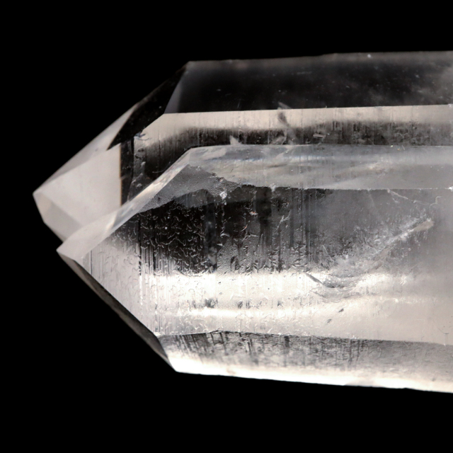 レムリアンシード 水晶 六角柱 ポイント 一部面残し 研磨磨き 1点もの AA 天然石 ブラジル バイーア州産 証明書付き