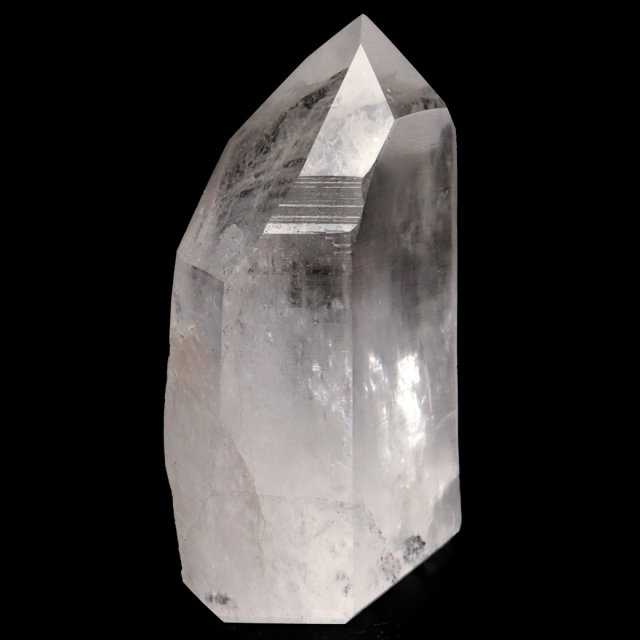 レムリアンシード 水晶 六角柱 ポイント 一部面残し 研磨磨き 1点もの AA 天然石 ブラジル バイーア州産 証明書付き