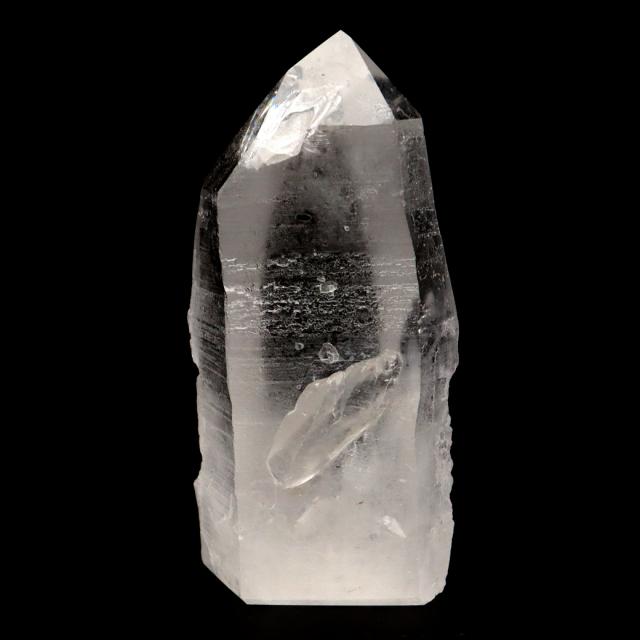 レムリアンシード 水晶 六角柱 ポイント 一部面残し 研磨磨き 1点もの AA 天然石 ブラジル バイーア州産 証明書付き