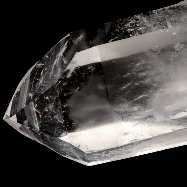 レムリアンシード 水晶 六角柱 ポイント 一部面残し 研磨磨き 1点もの AA 天然石 ブラジル バイーア州産 証明書付き