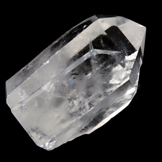 レムリアンシード 水晶 六角柱 ポイント 一部面残し 研磨磨き 329g 1点