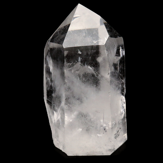 レムリアンシード 水晶 六角柱 ポイント 一部面残し 研磨磨き 1点もの AA 天然石 ブラジル バイーア州産 証明書付き