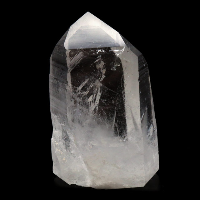 レムリアンシード 水晶 六角柱 ポイント 一部面残し 研磨磨き 1点もの AA 天然石 ブラジル バイーア州産 証明書付き