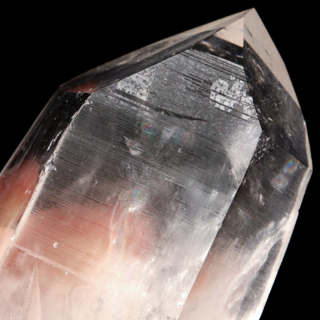 レムリアンシード 水晶 六角柱 ポイント 一部面残し 研磨磨き 1点もの AA 天然石 ブラジル バイーア州産 証明書付き