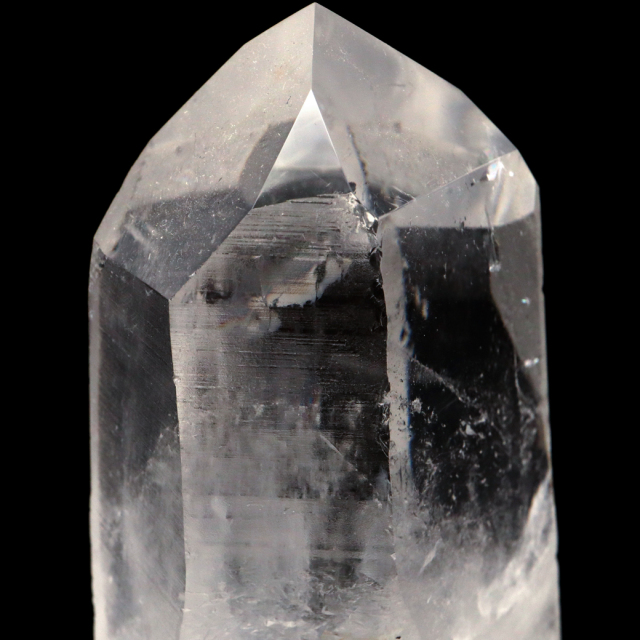 レムリアンシード 水晶 六角柱 ポイント 一部面残し 研磨磨き 1点もの AA 天然石 ブラジル バイーア州産 証明書付き