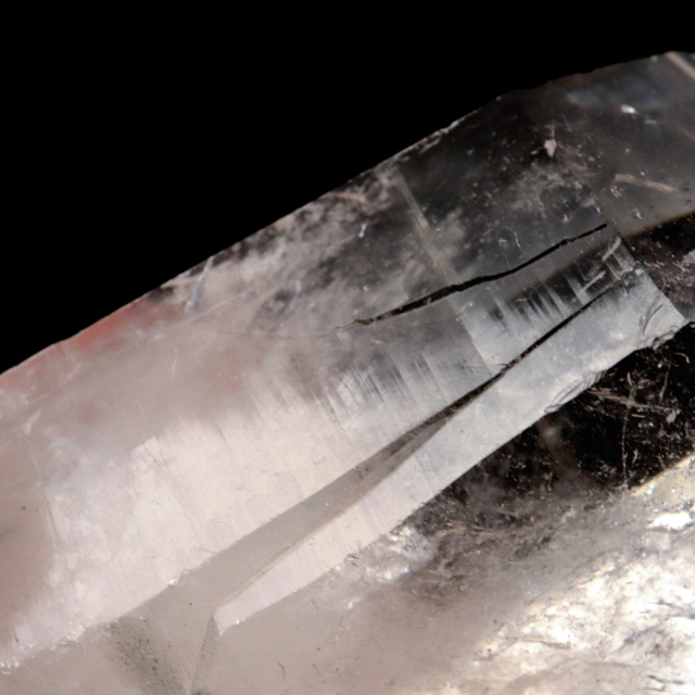 レムリアンシード 水晶 六角柱 ポイント 一部面残し 研磨磨き 1点もの AA 天然石 ブラジル バイーア州産 証明書付き