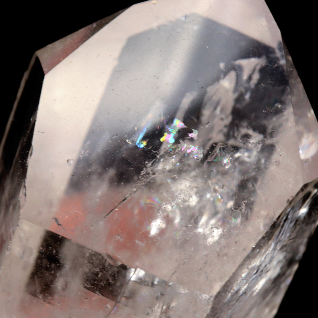 レムリアンシード 水晶 六角柱 ポイント 一部面残し 研磨磨き 1点もの AA 天然石 ブラジル バイーア州産 証明書付き