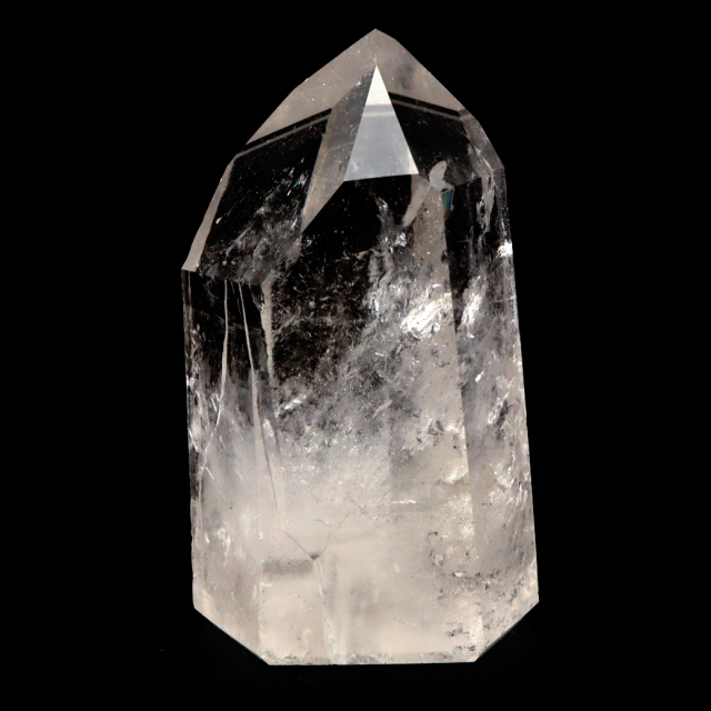 レムリアンシード 水晶 六角柱 ポイント 一部面残し 研磨磨き 1点もの AA 天然石 ブラジル バイーア州産 証明書付き